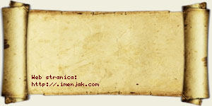 Josif Janošević vizit kartica